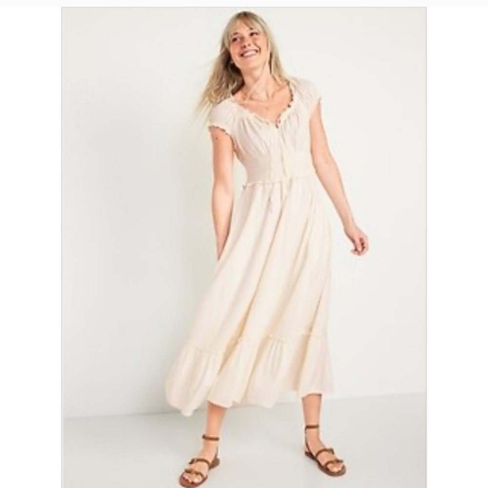 Old Navy peasant maxi dress